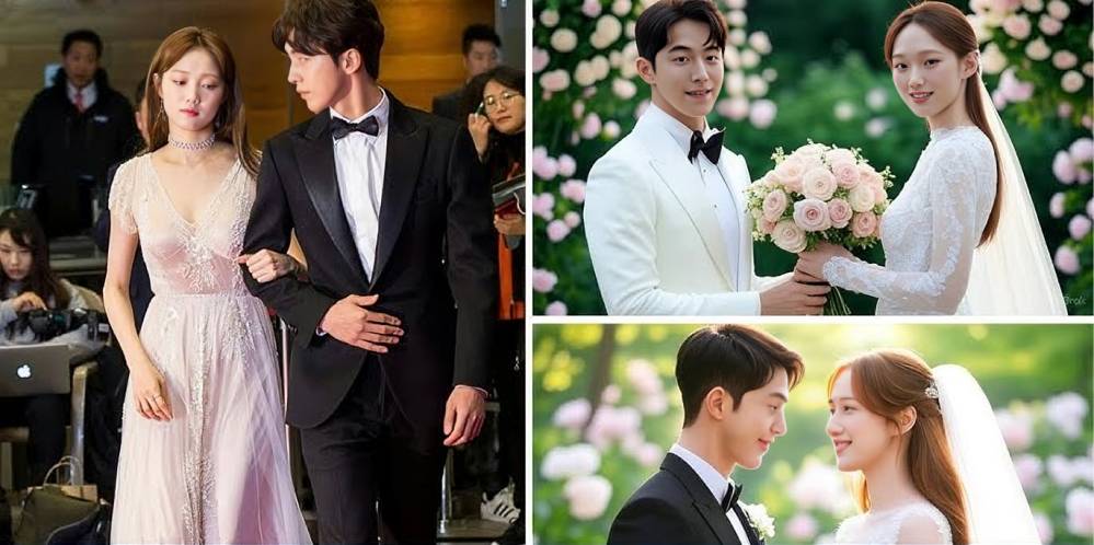 Nam Joo Hyuk and Lee Sung Kyung Tie the Knot in a Fairytale Wedding Ceremony