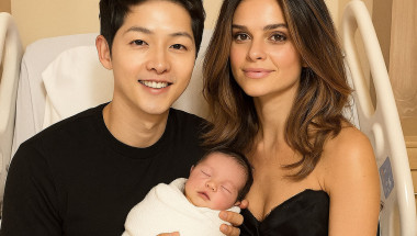 Song Joong Ki and Katy Louise Saunders Welcome Their Baby Home